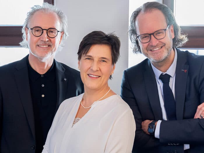 Rechtsanwälte Christian Huber, Anja Lippert und Jürgen Krause